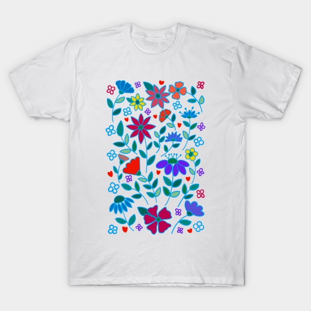 Wild flowers T-Shirt by EV Visuals